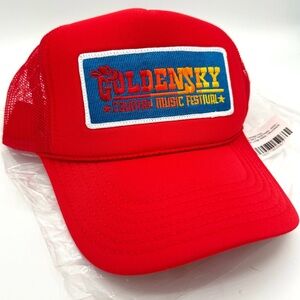NWT Aviator Nation Golden Sky 2024 Festival Trucker Hat Cap Red Country Music